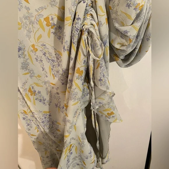 Long Sleeve asymmetrical o.p.t dress. - Picture 6 of 7